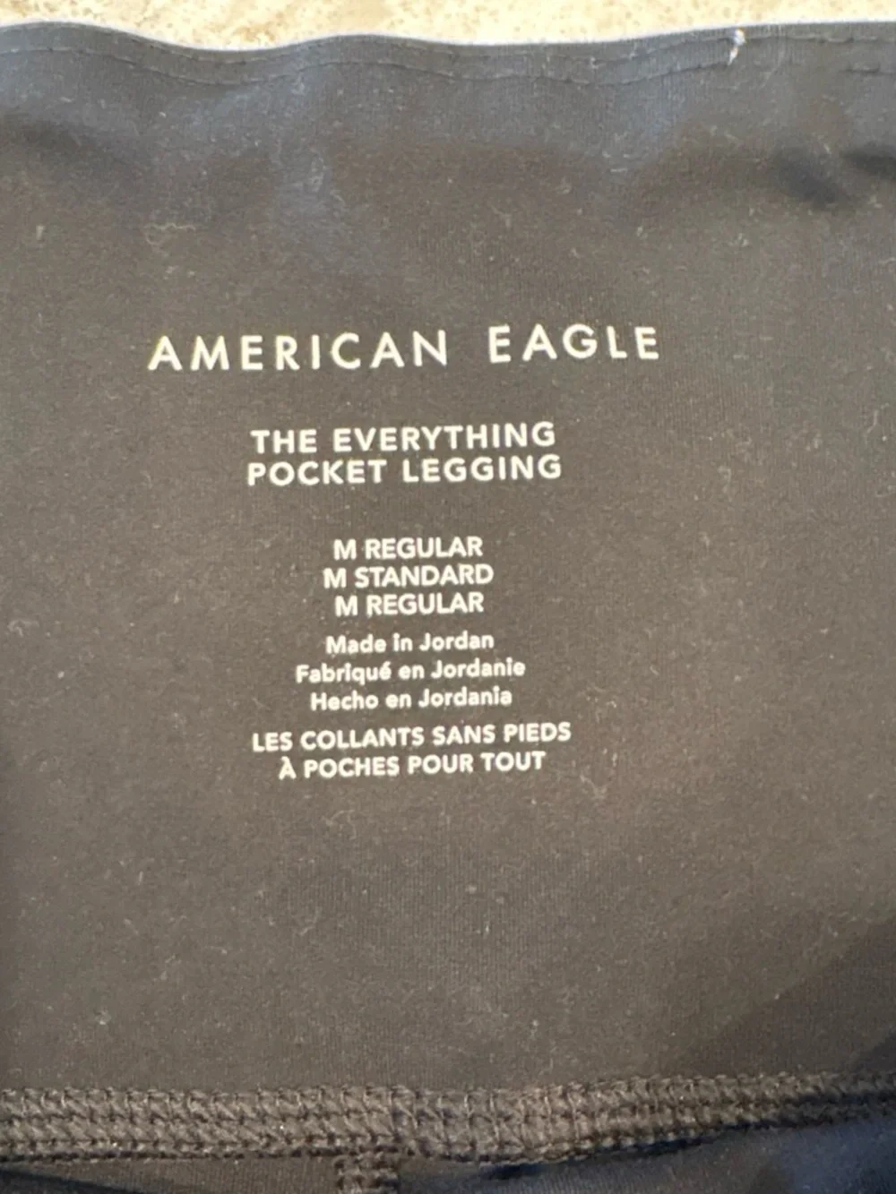 American Eagle Outfitters Black High-Waist Leggings - Picture 3 of 3